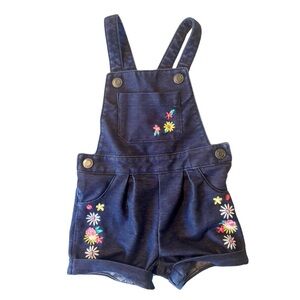 Baby Denim Overalls with Floral Embroidery | Carter’s